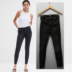 GAP Black High Rise Stretch Leggings Jeans 25